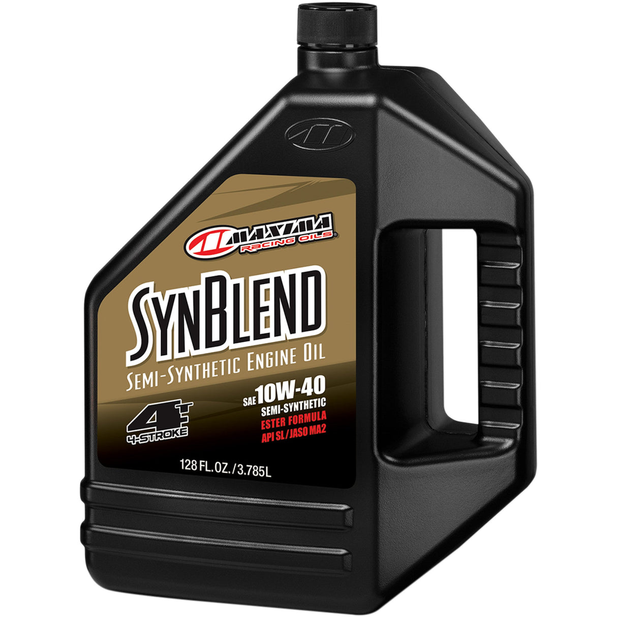 MAXIMA RACING OIL 349128B 349128B SynBlend Semi-Synthetic 4T Engine Oil SynBlend Semi-Synthetic Oil - 10W-40 - 1 U.S. gal.