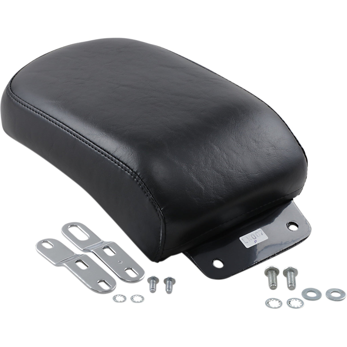 LePera Bare Bones Series Pillion Pad — Smooth Black - LN-007P For Harley Softail 1984-1999