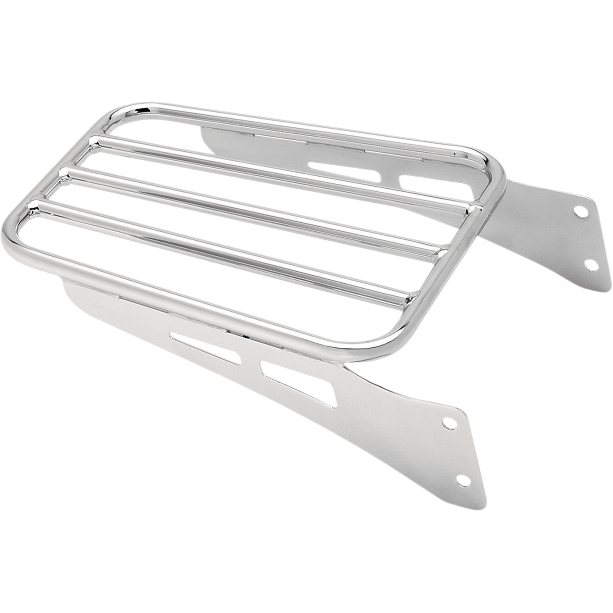 Cobra Luggage Rack For Sissy Bar Chrome Tubular - 02-3500 For Honda Motorcycles 1987-2016 | Yamaha XV1600A / 1600 / XV1700A / V-Star 950 1999-2016