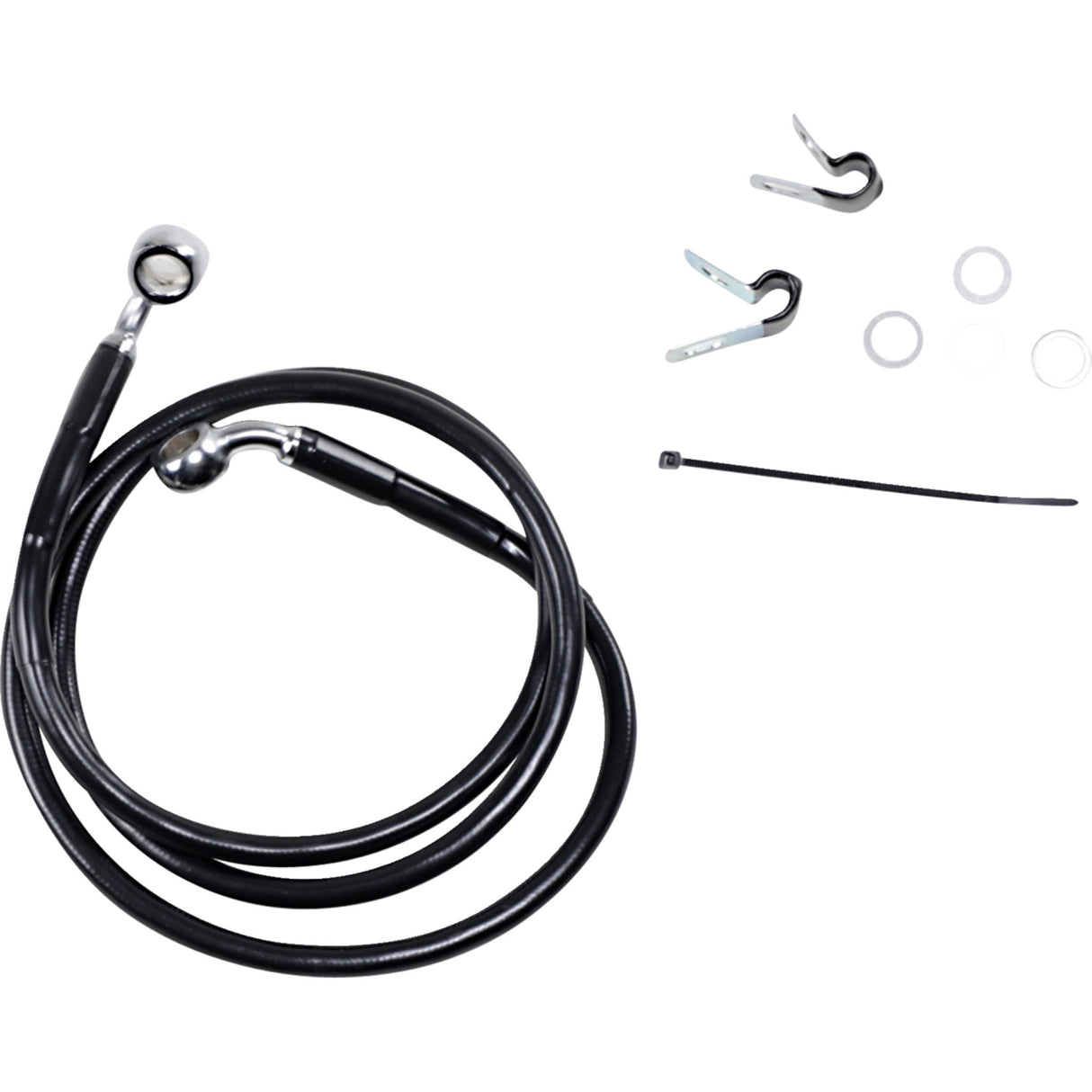 DRAG SPECIALTIES Extended Length Brake Line Kit Front - XL