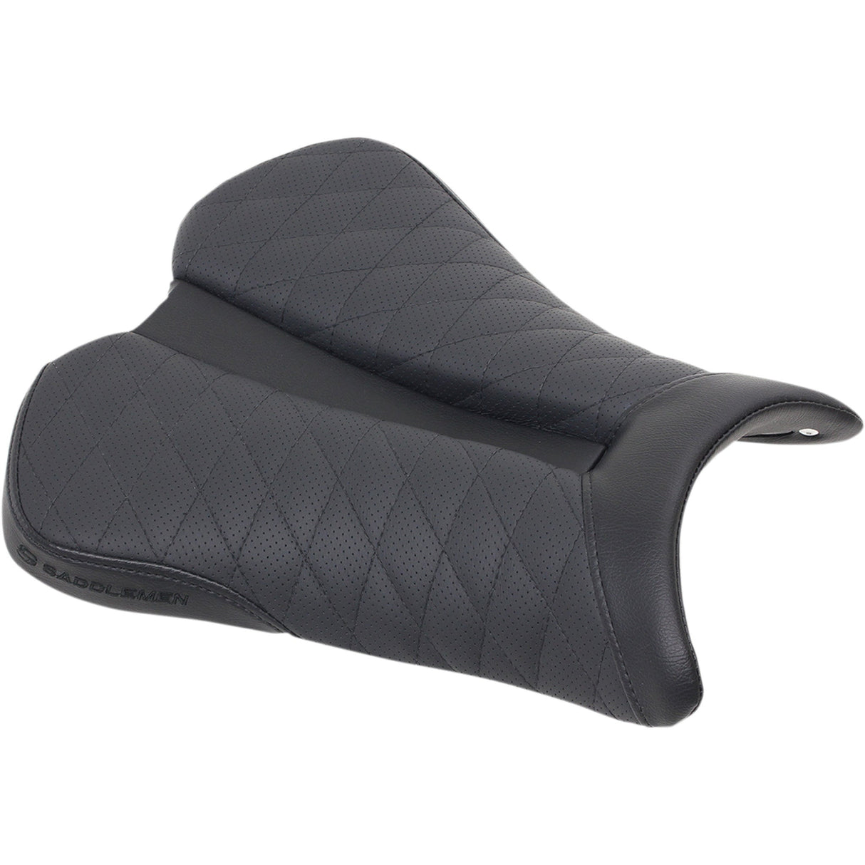 SADDLEMEN 0810-1671 0810-K061 Track Lattice Stitch Seat — Solo Seat Track Seat - Lattice Stitch - Black - ZX6R '09-'18