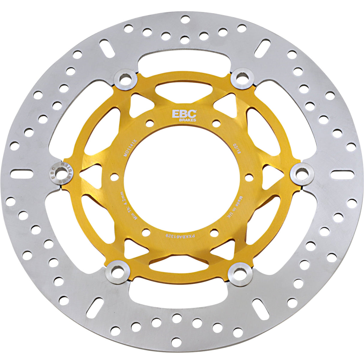 EBC 1710-0462 MD1141X MD Series Pro-Lite Contour X Brake Rotor Brake Rotor - Honda