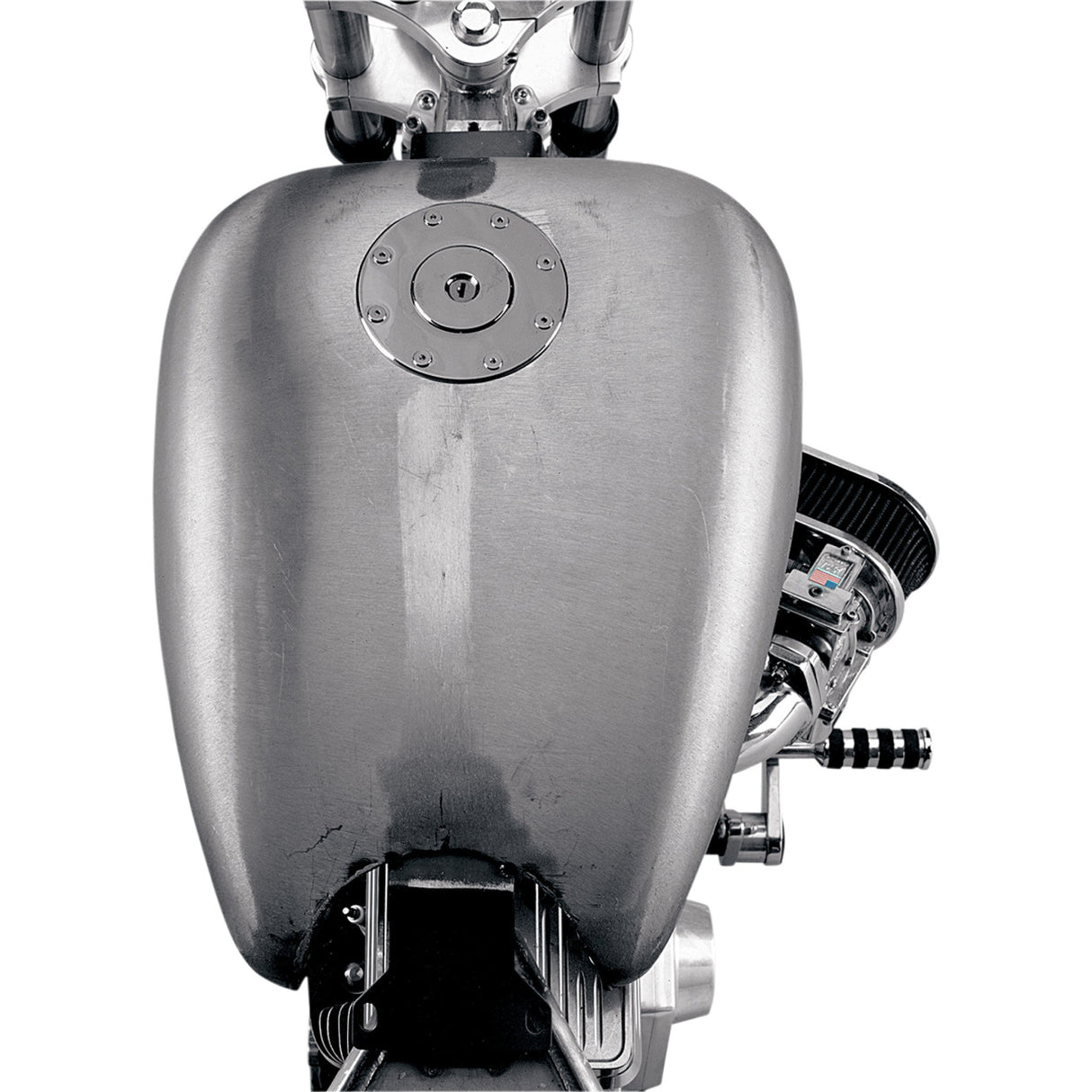 Drag Specialties One-Piece 2" Extended Gas Tank For Harley 1984-1994
