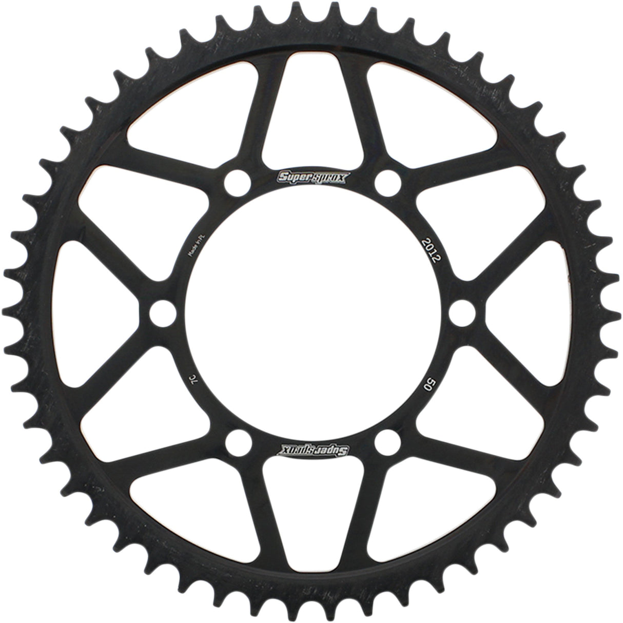 Supersprox Sprocket - RFE-2012-50-BLK Triumph Daytona 675 / Thruxton 1200 2013-2016