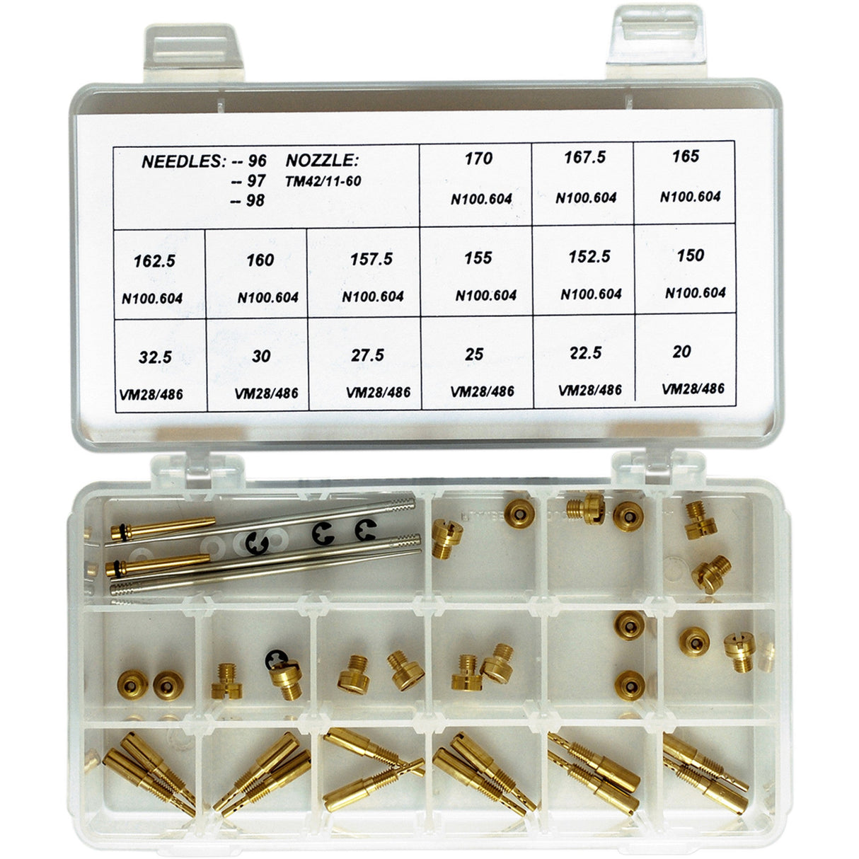 MIKUNI KHS-025 KHS-025 Carburetor Jet Assortment Kit Carburetor Jet Kit - HSR42
