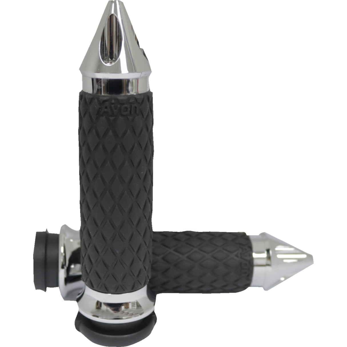 Avon Custom Contour Grips - DIA-60-CH-SPIKE For Harley Motorcycles 1980-2022