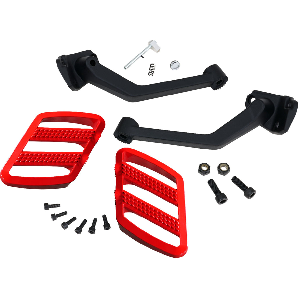 Show Chrome Combat Floorboards - 41-428RD Can-Am Ryker 2019-2024