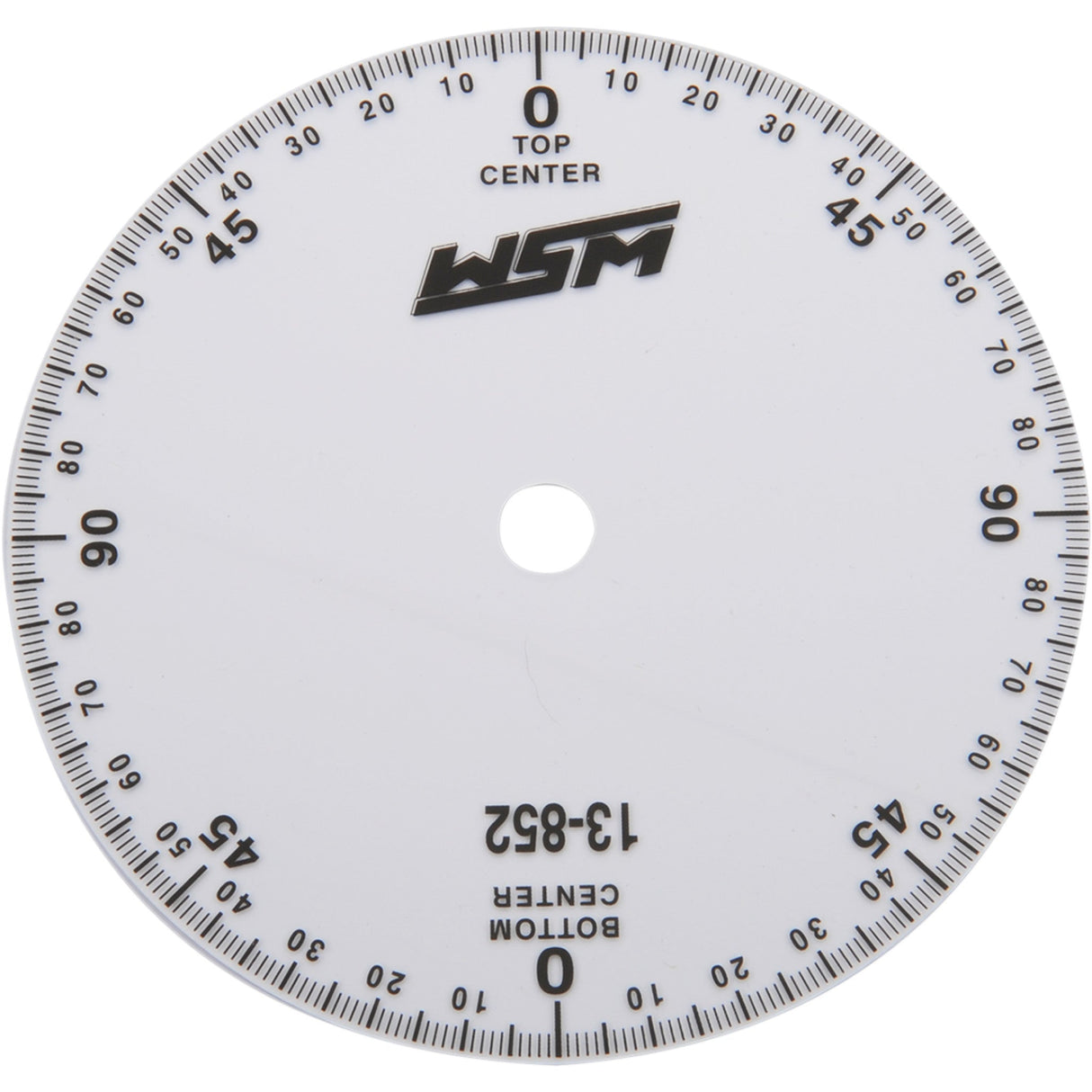 WSM 8050-1010 13-852 Engine Degree Wheel Degree Wheel