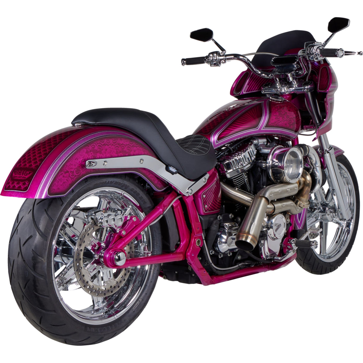 Kodlin USA Stretched Gas Tank Stretched M8 Softail - K61143 For Harley Softail 2018-2024