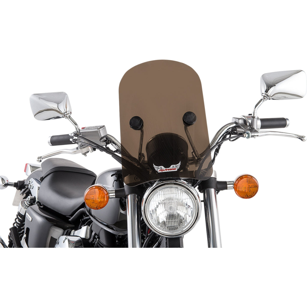Slipstreamer Tombstone Windshield 14" Tinted - HD-3-SMOKE For Harley Motorcycles 1988-2025 | Honda Motorcycles 1992-2025