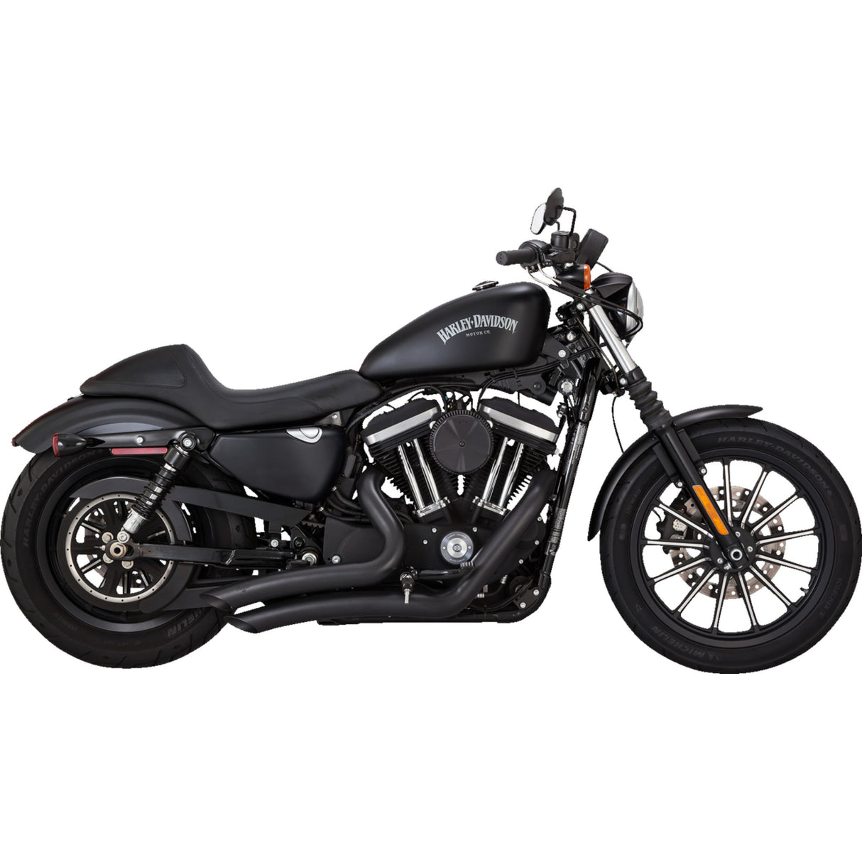 VANCE & HINES 1800-2591 46367 Big Radius Exhaust System - Black
