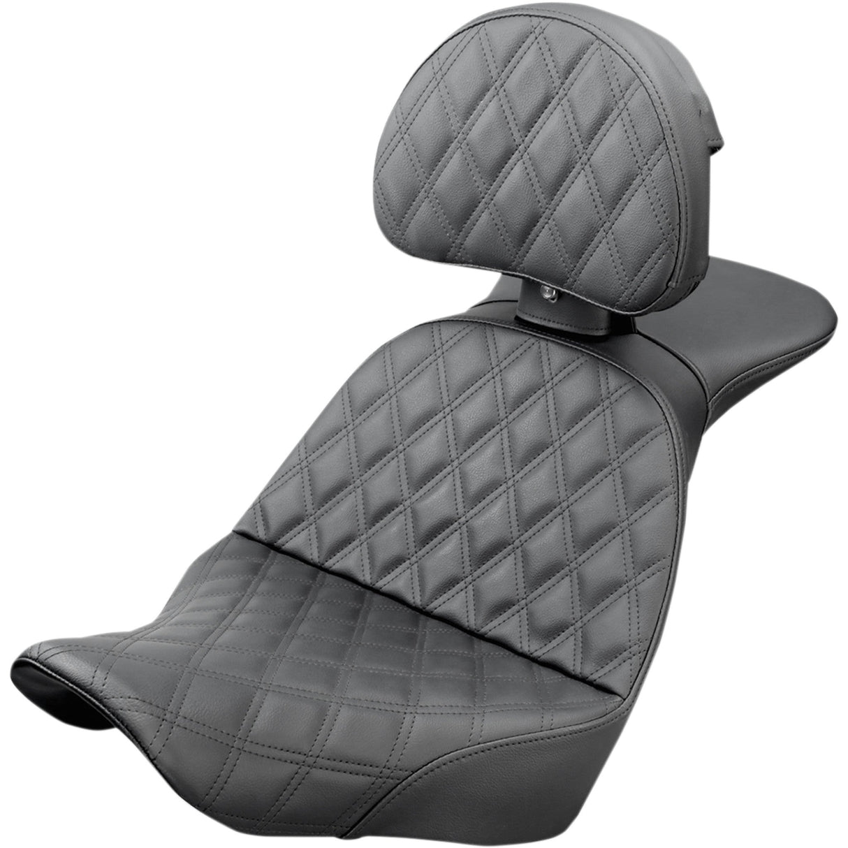 Saddlemen Explorer Lattice Stitch Seat Lattice Stitched Backrest FX - 818-29-030LS For Harley Softail 2018-2026
