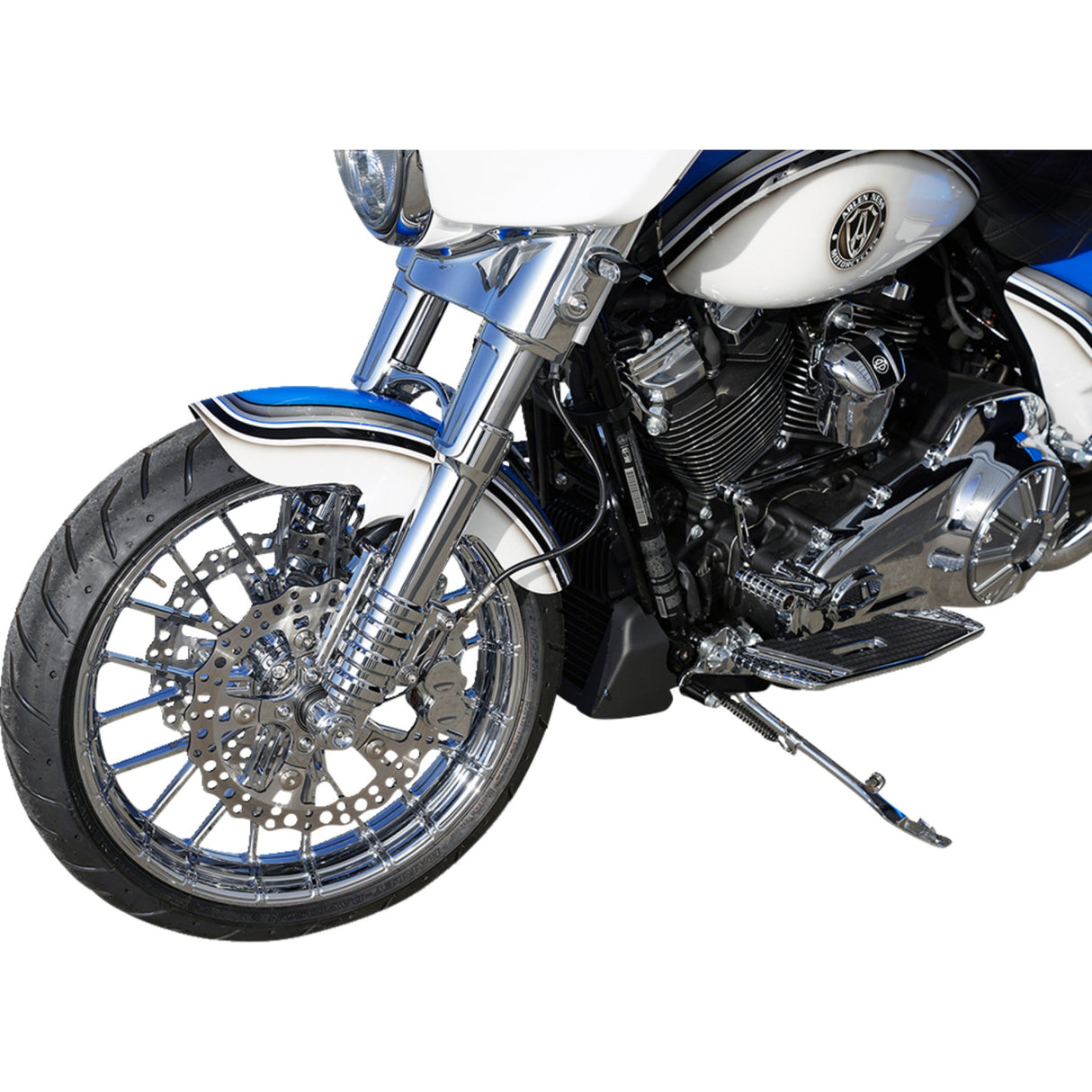 Arlen Ness Method No Flex Inverted Fork Legs 49 Mm Chrome For Factory Brake Caliper - 120-011 For Harley Touring 2014-2026