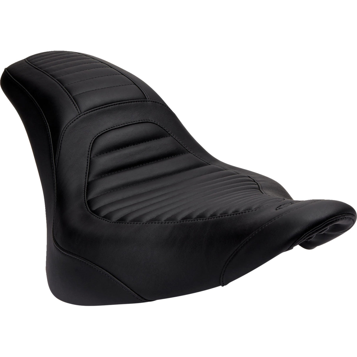 Mustang Tripper Fastback™ Seat Front Tuck-N-Roll Black Fxsb - 76781 For Harley Breakout 2013-2017