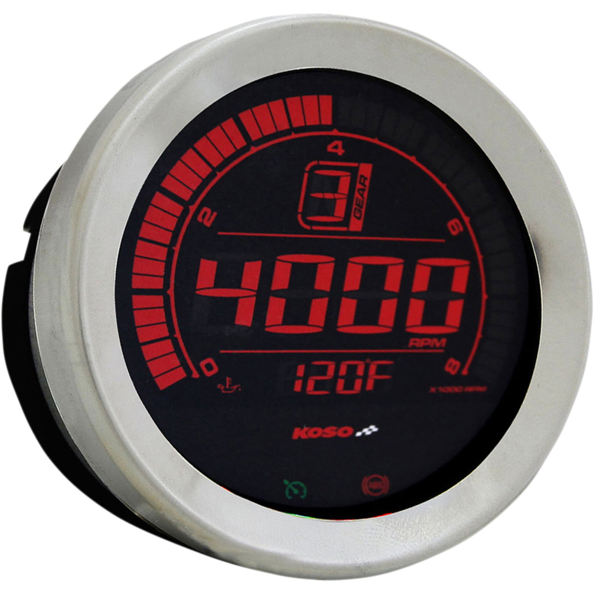 Koso North America Replacement Gauge Chrome - BA051100 For Harley Touring 2004-2013