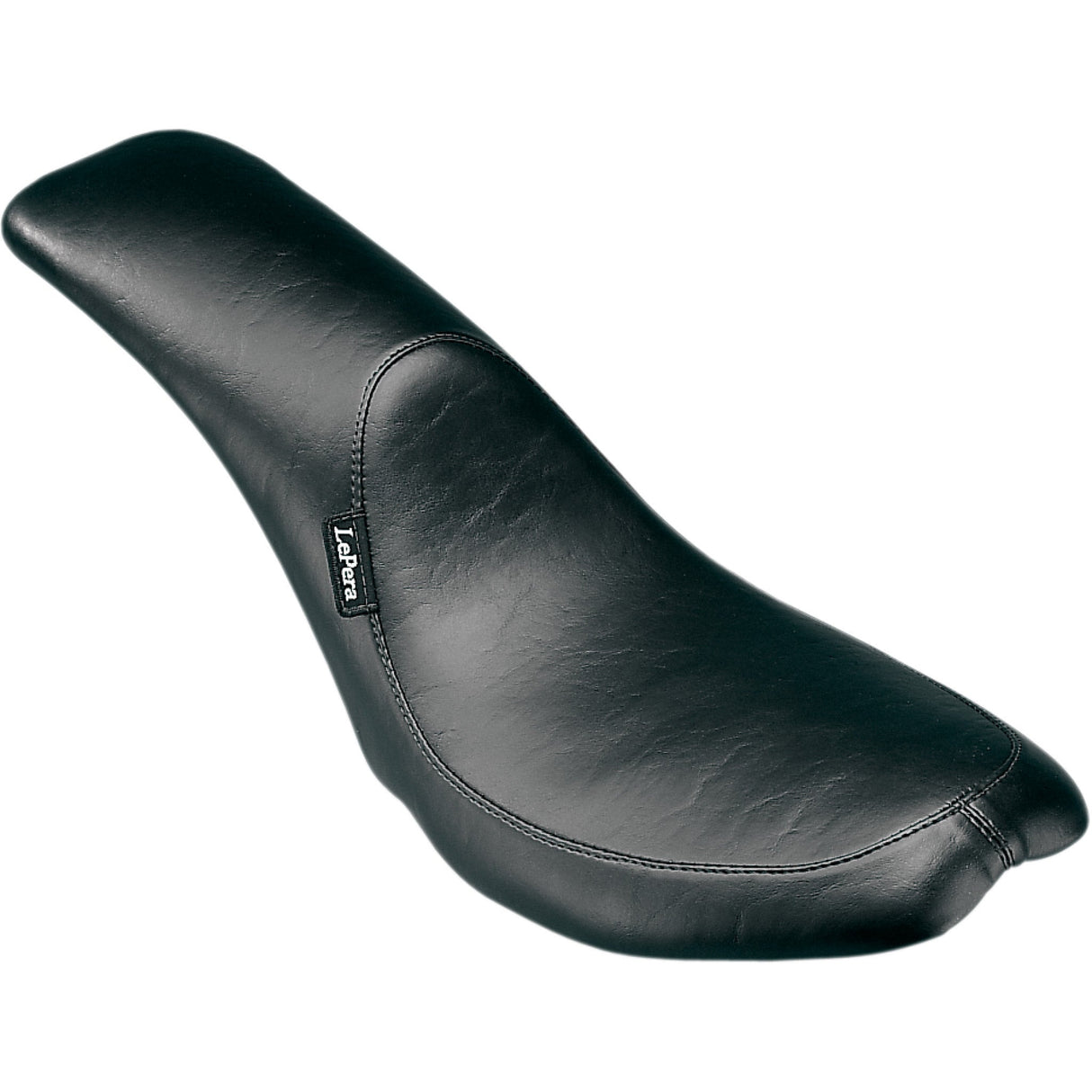 LePera Silhouette Full-Length Seat Smooth Black FX - L-862 For Harley Motorcycles 1964-1984