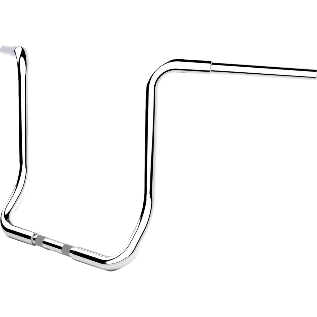 LA Choppers Twin Round Handlebar 16" Chrome - LA-7325-16C For Harley Touring 1996-2023