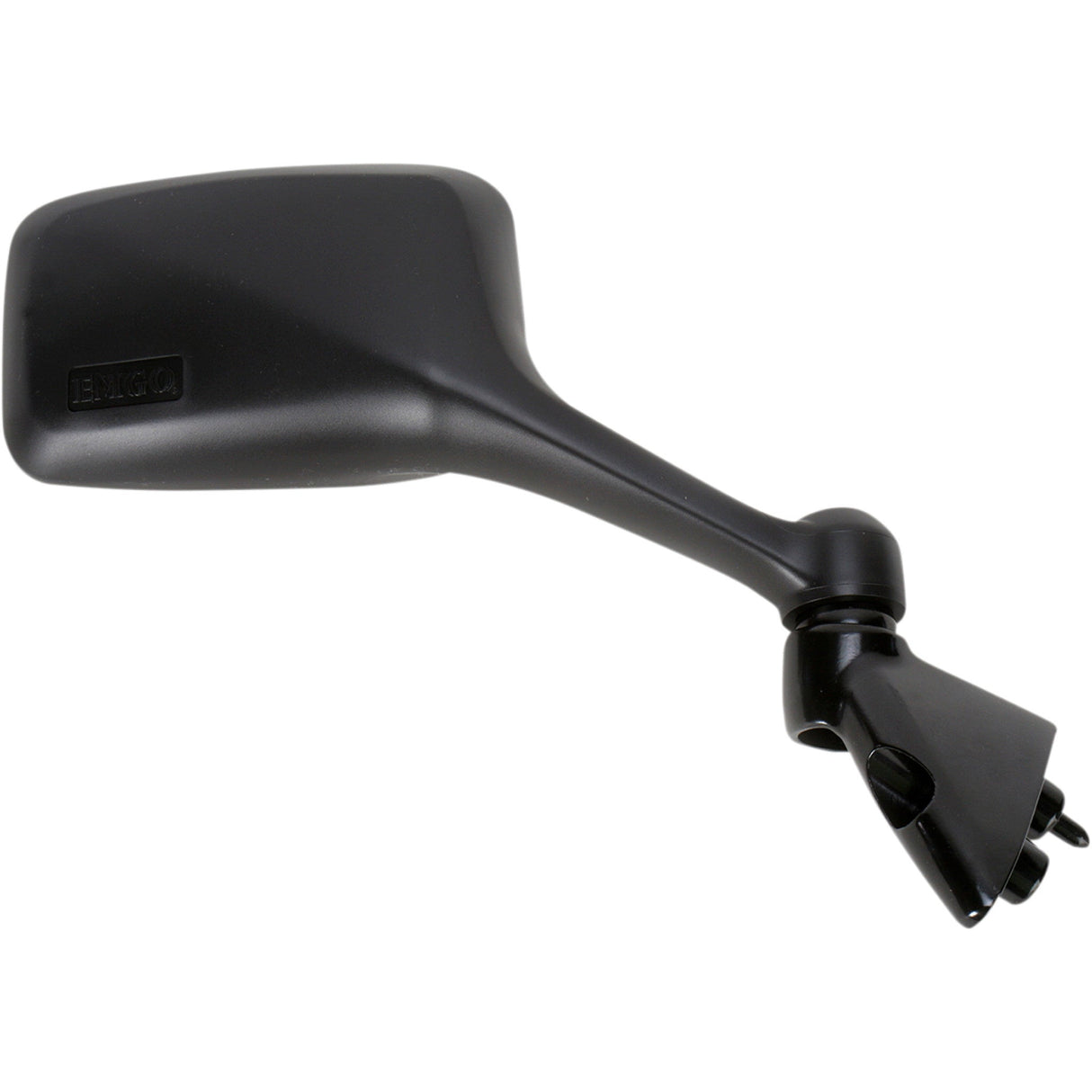 EMGO 0640-0687 20-43081 OEM-Style Replacement Mirror Mirror - Side View - Rectangle - Black - Right