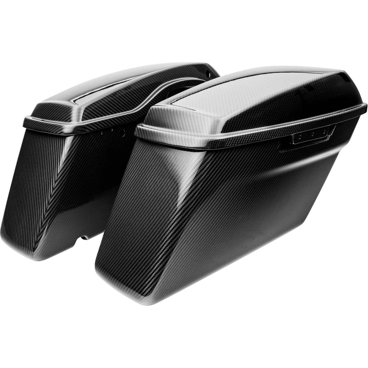 Slyfox Saddlebag Bottoms Carbon Gloss - 1020-SBTC-G For Harley Touring 2014-2023