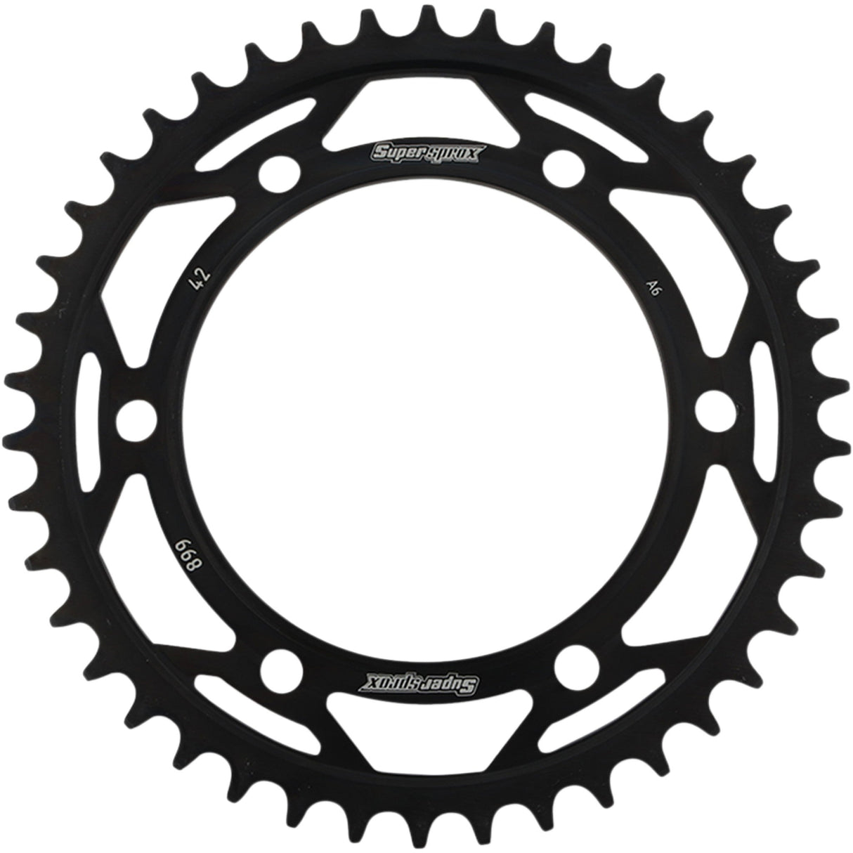 SUPERSPROX 1210-1936 RFE-899-42-BLK Steel Rear Sprocket 42 tooth