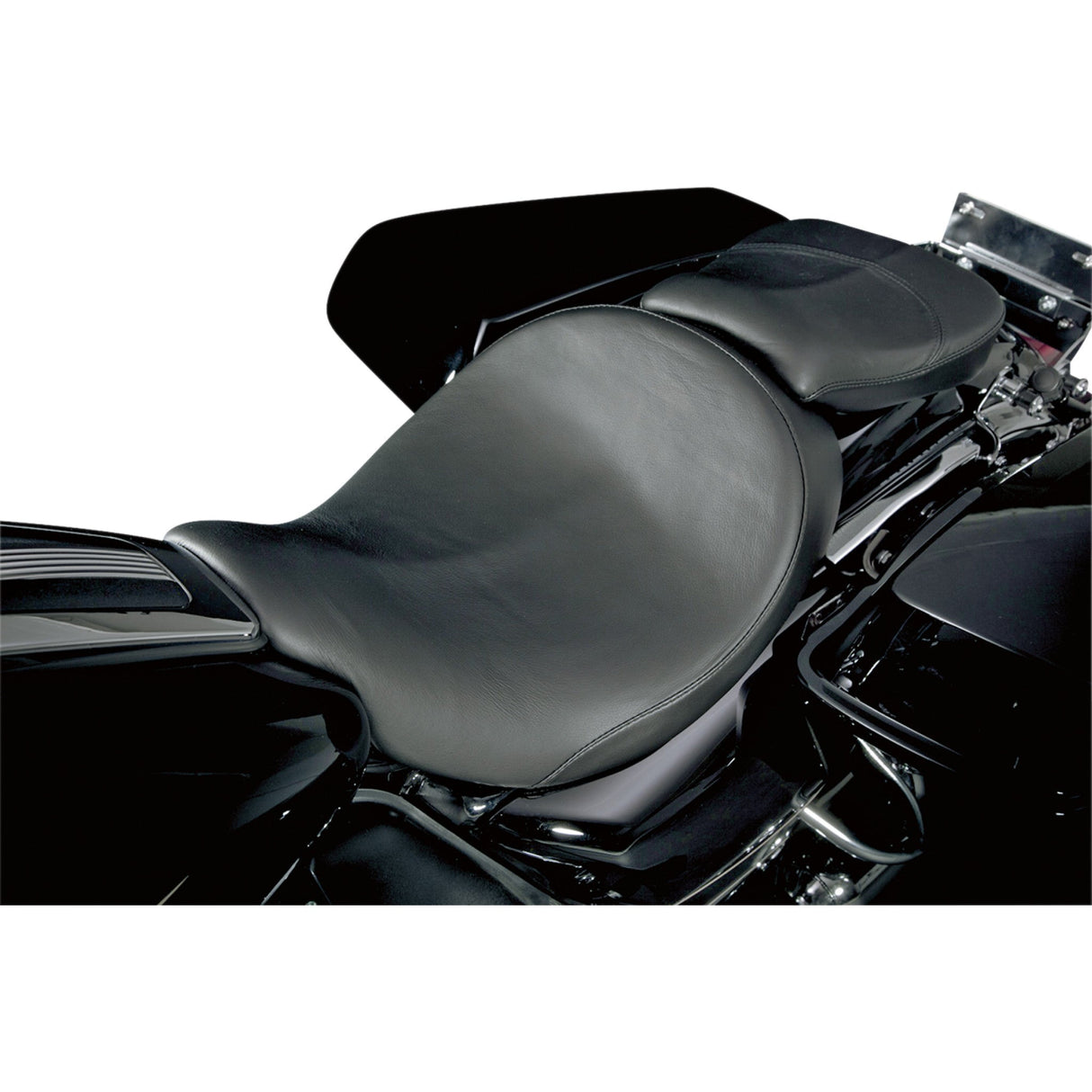 Danny Gray Speed Cradle Solo Seat Smooth - 21-414 For Harley Touring 2008-2023