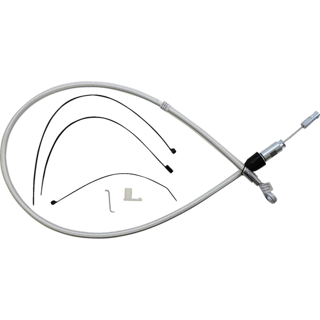 Magnum Shielding Sterling Chromite II® Quick Connect Upper Clutch Cable 38" - 32344HE For Harley Motorcycles 2018-2024