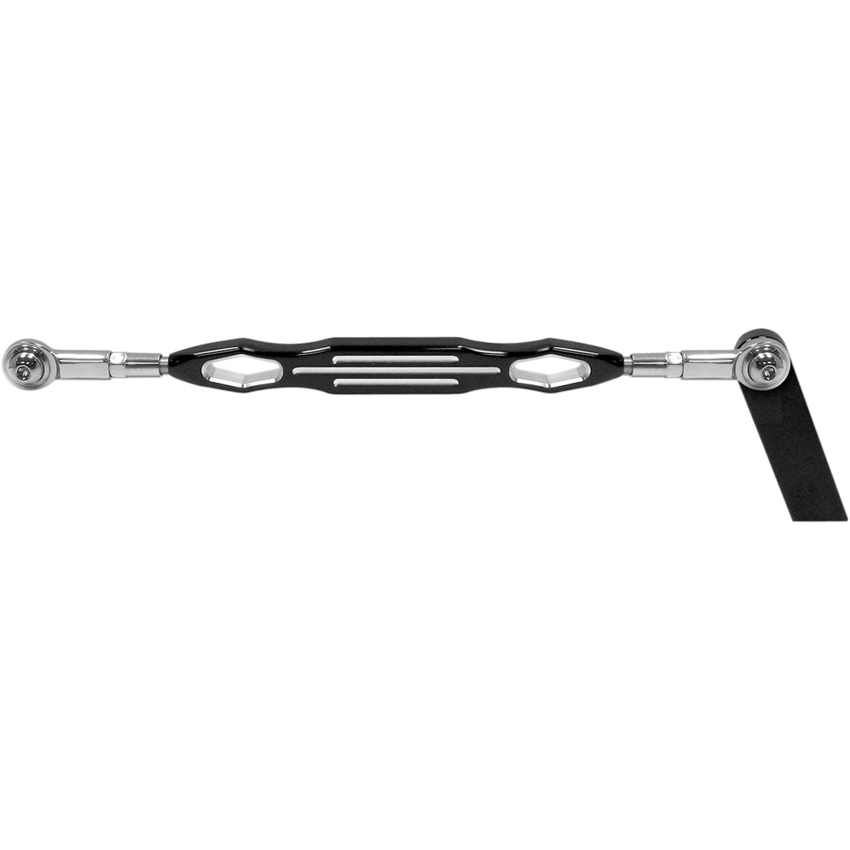 PRO-ONE Perf.mfg. Gear Shift Linkage Rod Ball Milled Black - 506020B For Harley Motorcycles 1986-2020