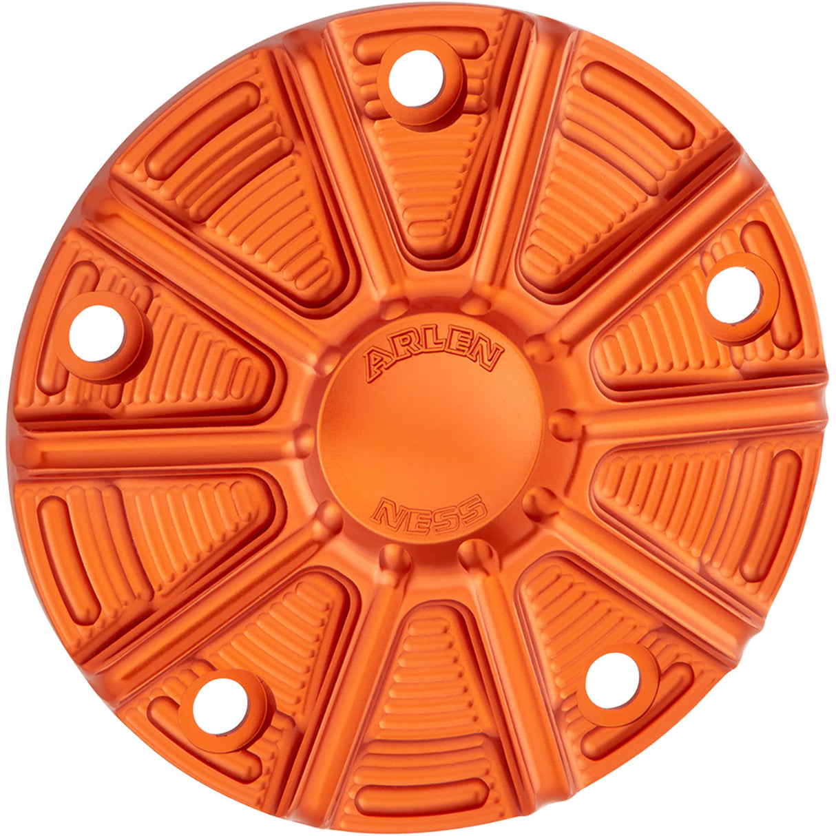 Arlen Ness 10-Gauge Points Cover Orange Twin Cam - 700-029 For Harley Motorcycles 1999-2017