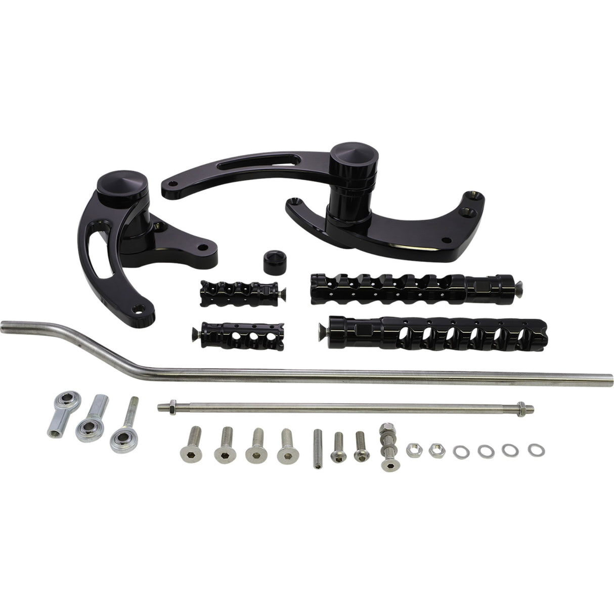 ACCUTRONIX 1622-0570 FC102-SSAKB Muzzle Brake Forward Controls Forward Control - Black - Slotted