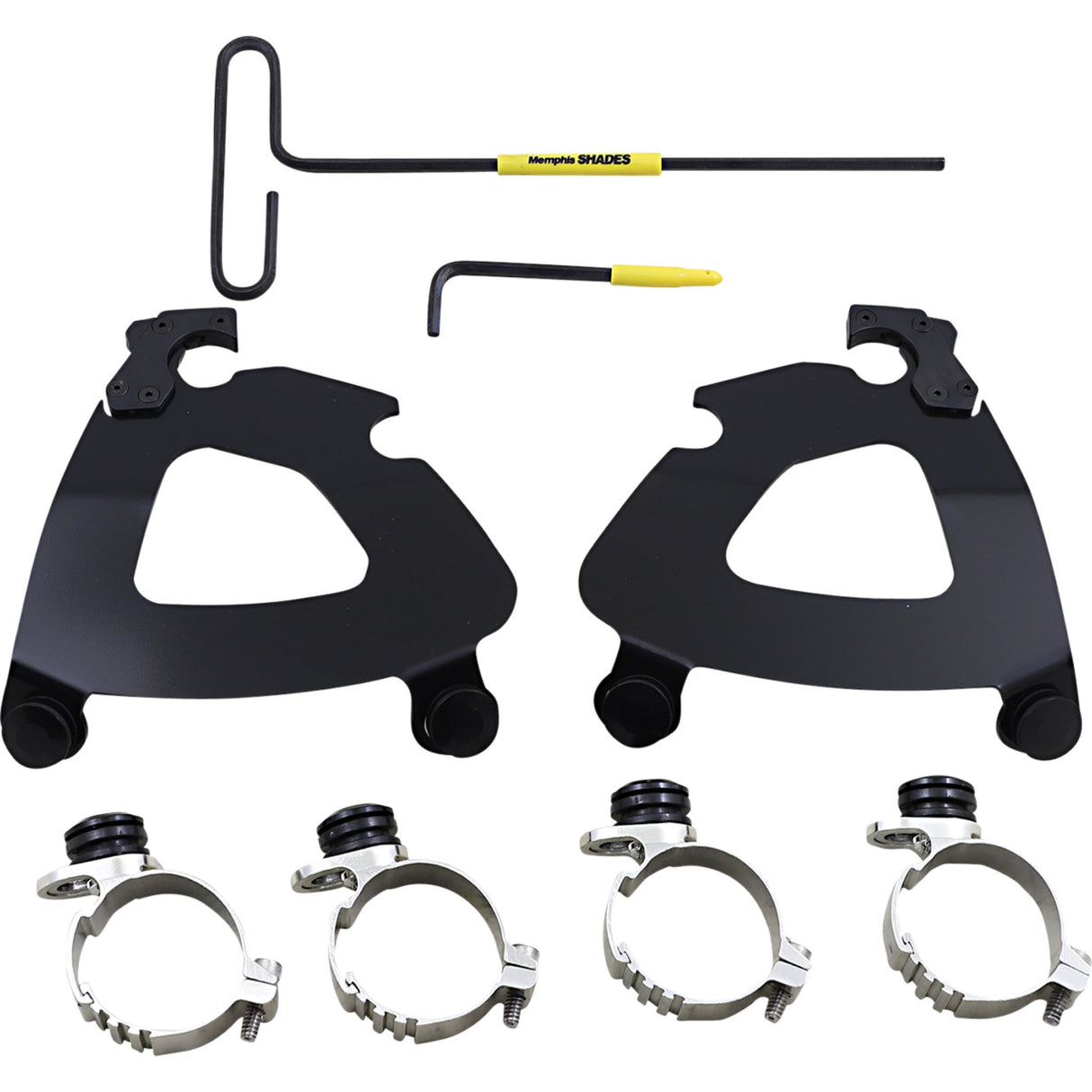 Memphis Shades Gauntlet Mounting Kit - MEB2057 For Harley Sportster Forty-Eight 2016-2022