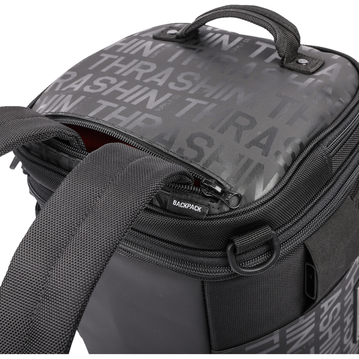 THRASHIN SUPPLY CO. 3515-0237 TSB-0009 Passenger Bag black