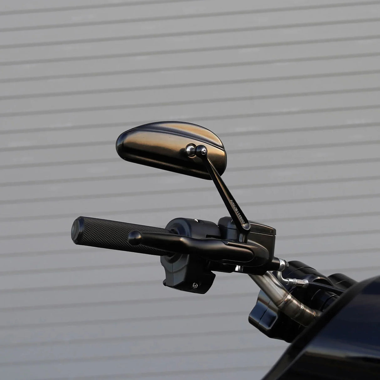 ARLEN NESS 0640-1521 510-026 Downdraft Forged Mirror - Black Anodized