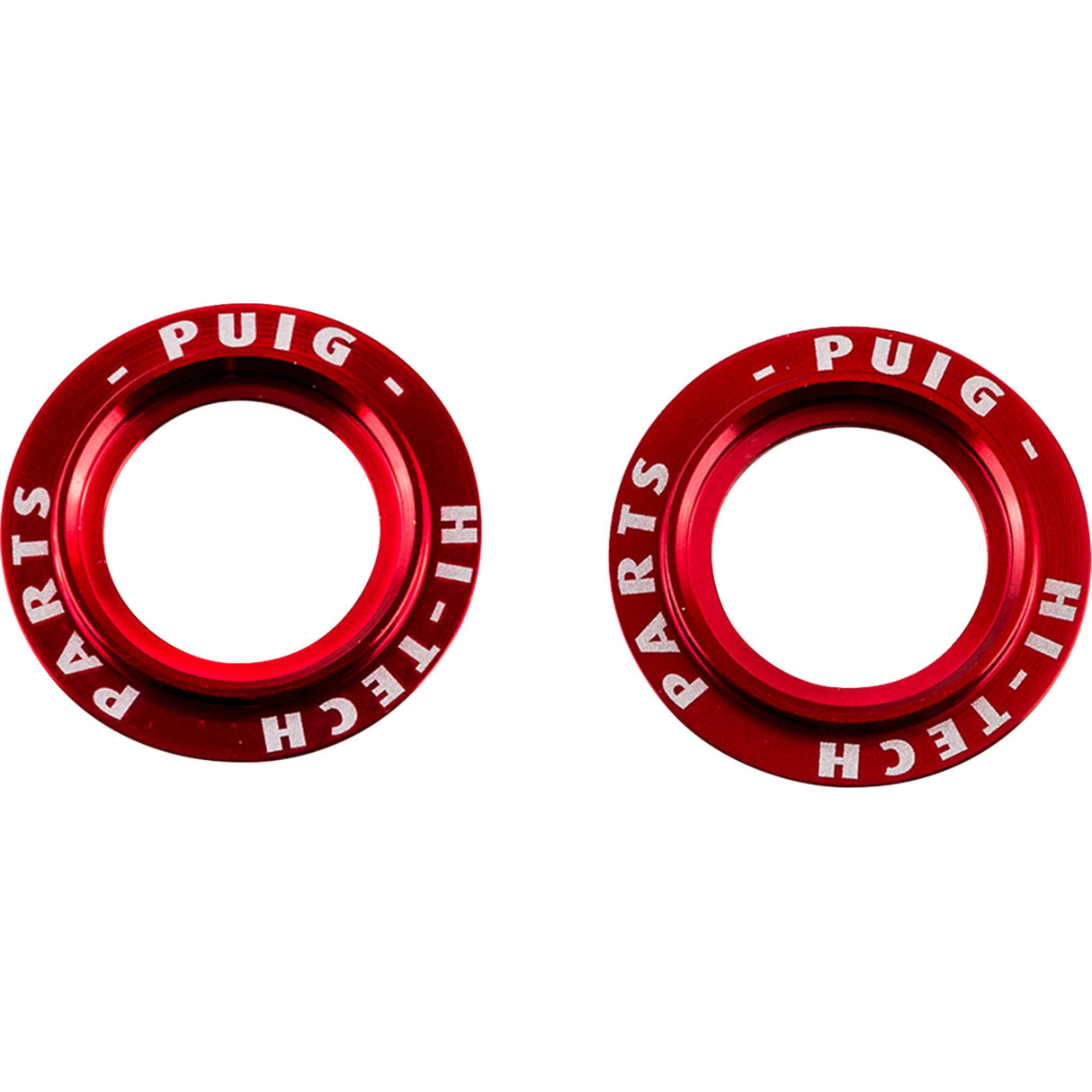 PUIG HI-TECH PARTS 0214-3267 20271R Axle Slider Rings red - set