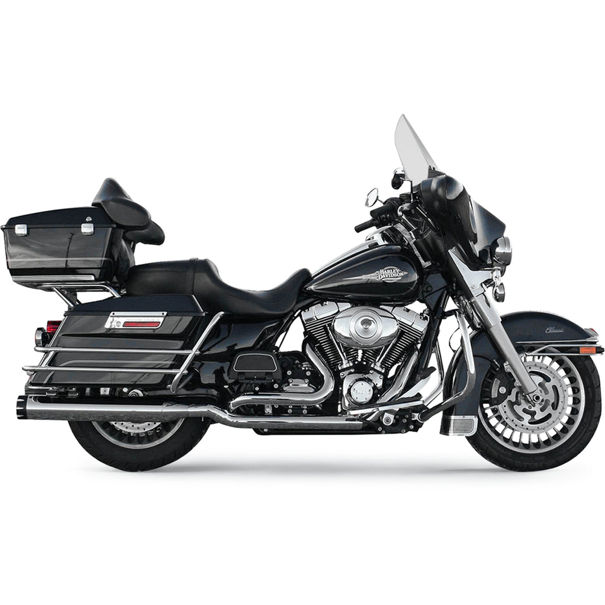 Bassani Xhaust True Dual Cross-Under Header - 11415A For Harley Touring 2009-2016