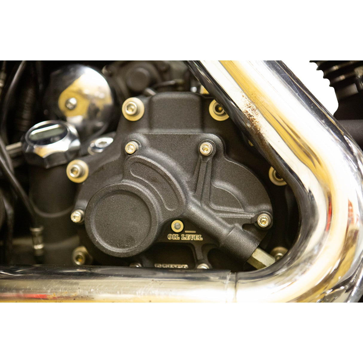 BAKER DRIVETRAIN 1107-0729 BD-10603-A Function-Formed™ Transmission Side Cover mechanical - big twin - wrinkle black