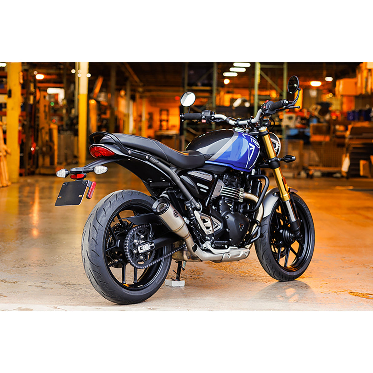 S&s Cycle Grand National Muffler - 550-1143 Triumph Scrambler 400 / Speed 400 2024-2025
