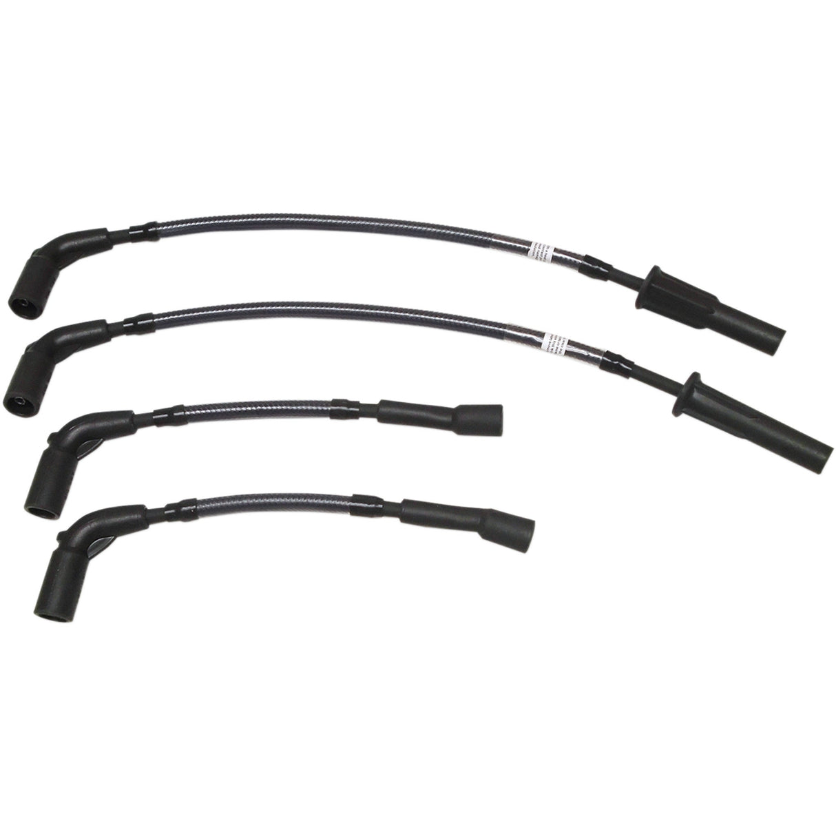 MAGNUM SHIELDING 2104-0345 3047K Braided Spark Plug Wire - Spark Plug Wire Set - Black - Softail