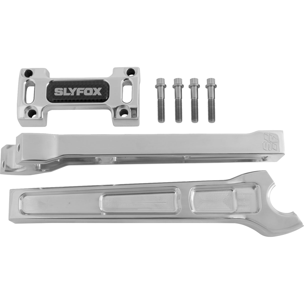 SLYFOX 0602-1540 SF-1003-10-R Handlebar Riser Kit straight - 1-1/8" clamping - 10" rise - raw