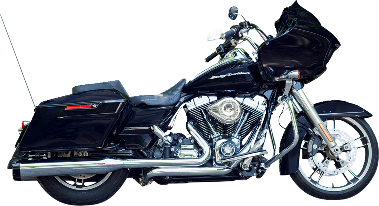 4-1/2" MK45 Performance Mufflers - Chrome with Black Thruster - 1801-0847