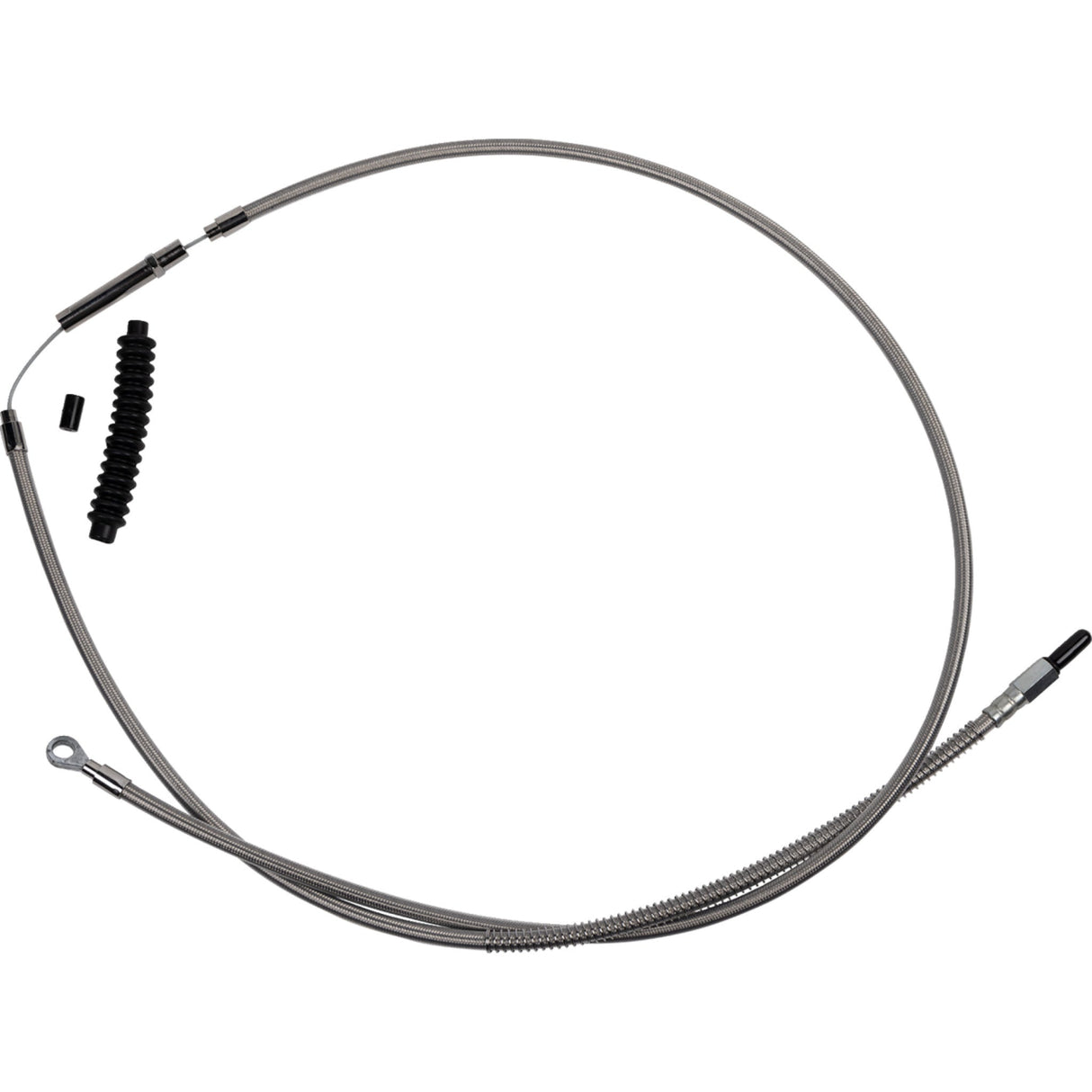 Barnett High-Efficiency Stainless Steel Clutch Cable For Harley-Davidson +10" - 102-30-10061-10 For Harley Softail 2018-2023