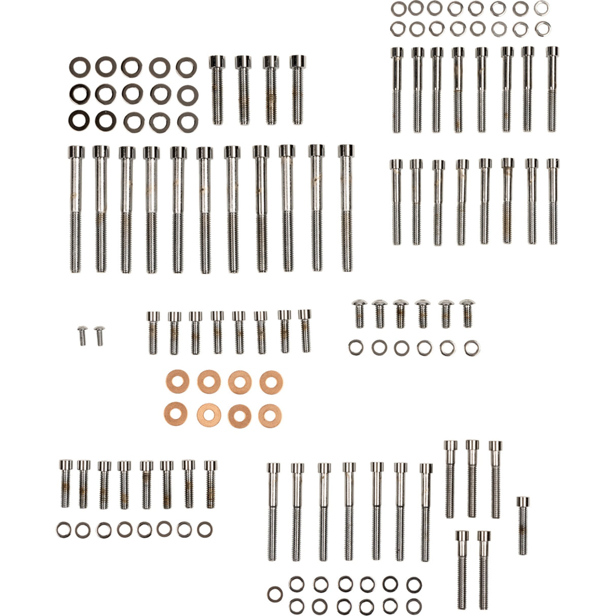 Drag Specialties Complete Motor Bolt Kit Smooth Socket-Head For Harley Sportster 2004-2021