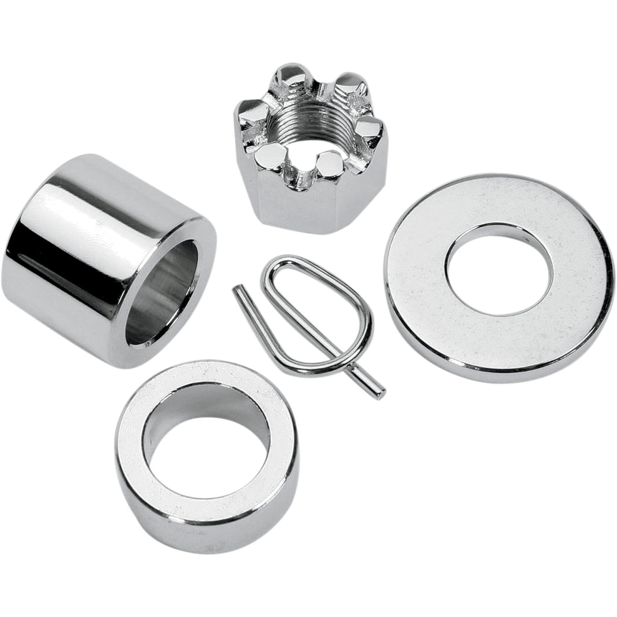 Colony Axle Spacer Nut Kit Rear - 2040-4 For Harley Sportster 2000-2003