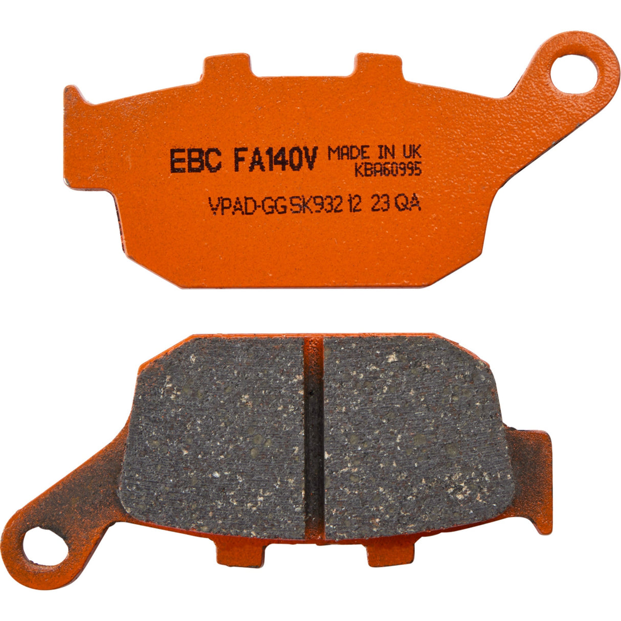 EBC Harley Buell Brake Pads Semi-Sintered - FA140V For Triumph Motorcycles 2000-2024 | Honda Motorcycles 1988-2024 | Buell Motorcycles 1998-2009