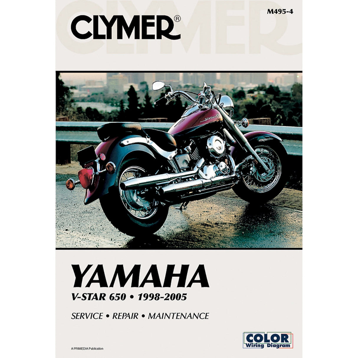 Clymer Service Manual - CM4957 Yamaha 650 Star Custom 1998-2011