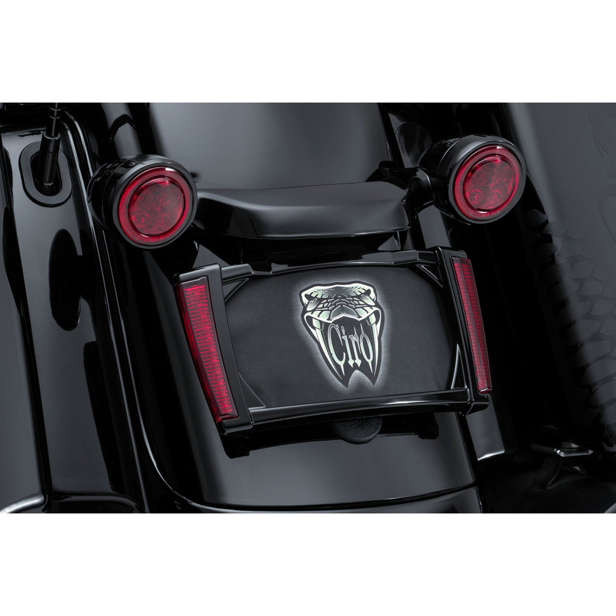 Ciro License Plate Holder - 40302 For Harley Touring 2006-2026