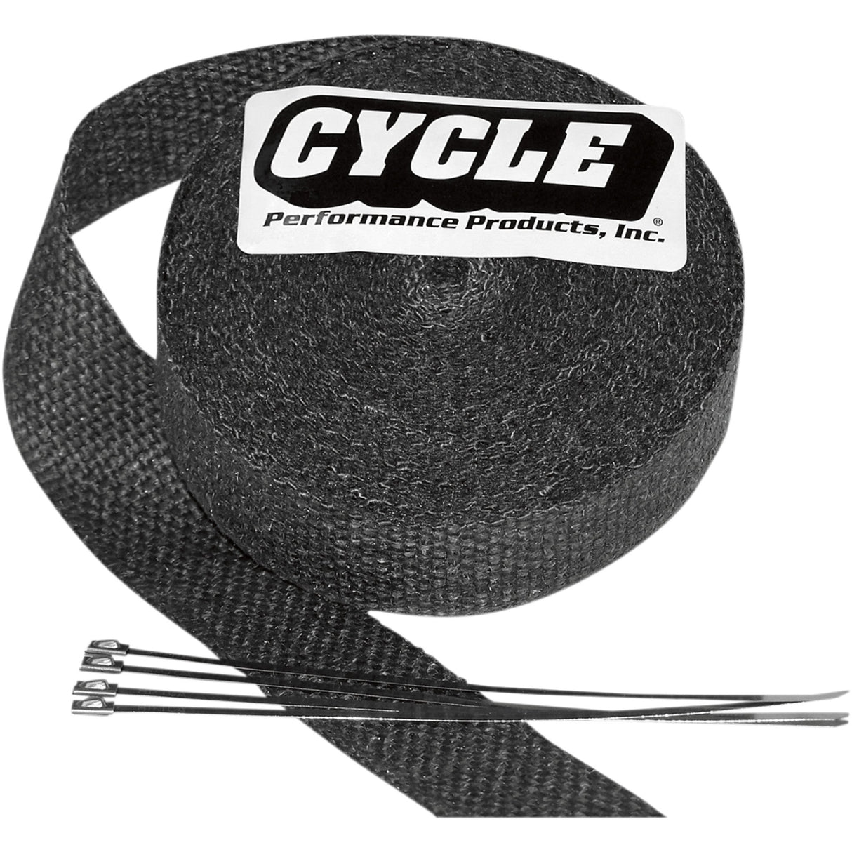 CYCLE PERFORMANCE PROD. 1861-0539 CPP/9042 Fiberglass Exhaust Wrap Kit black - 2" x 25'
