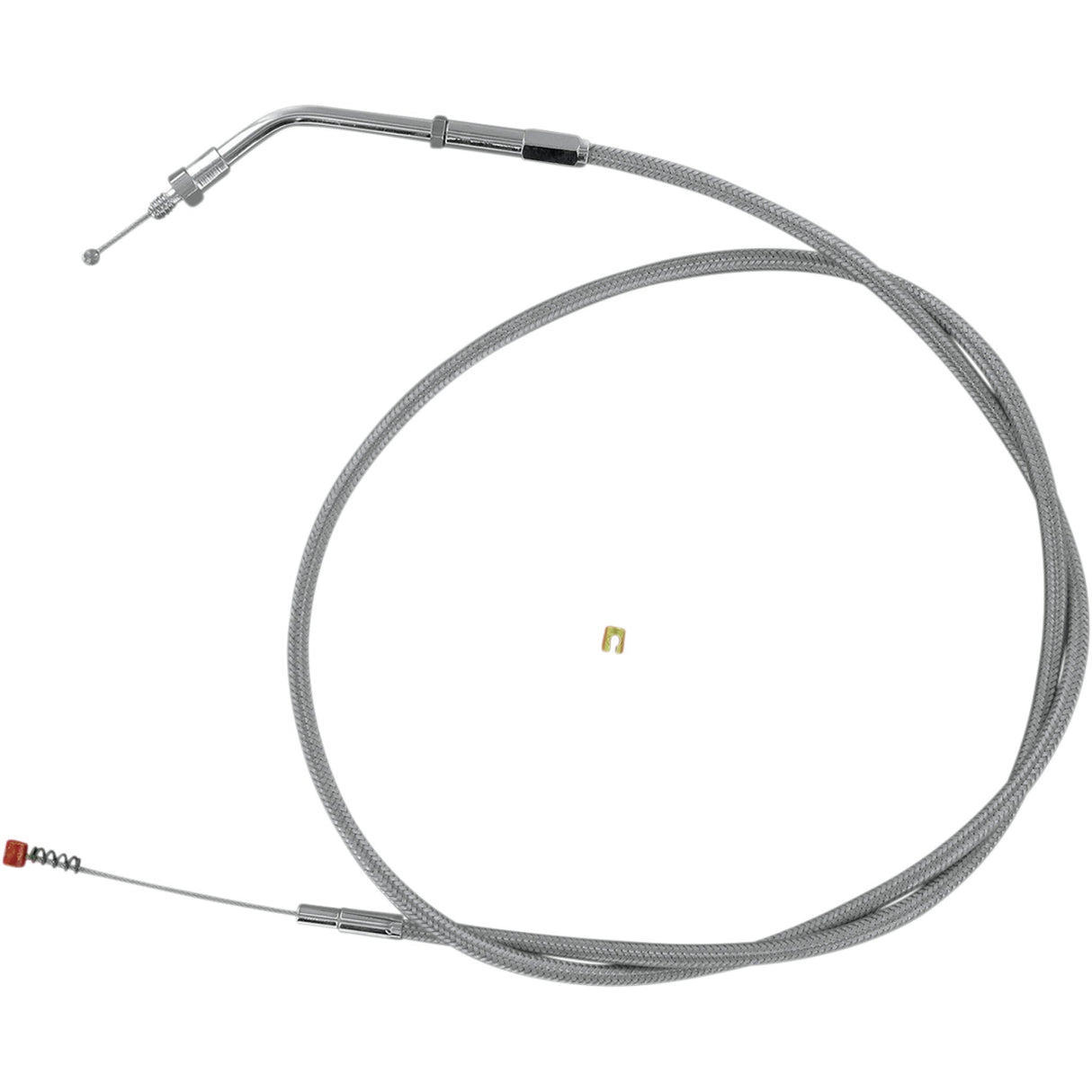 Barnett Stainless Steel Throttle Idle Cable +6" - 102-30-40024-06 For Harley Motorcycles 1981-1989