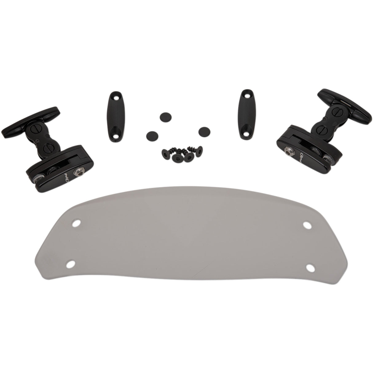 PUIG HI-TECH PARTS 2302-0143 6320W Multi-Adjustable Visor Clip-On Adjustable Visor - XL 1000V