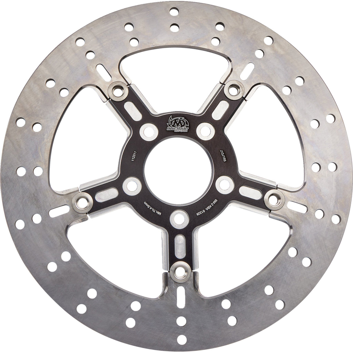 Moto-Master Brake Rotors Front Right Front Left Adrian - 112311-PU For Harley Motorcycles 2009-2023