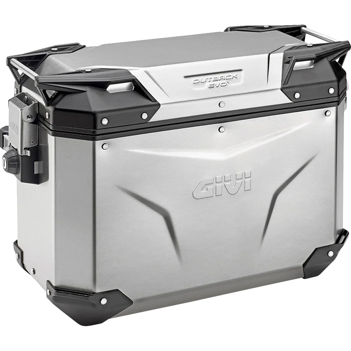 GIVI 3501-2035 OBKE48ALA Outback Evo Side Case left - 48 liter - silver